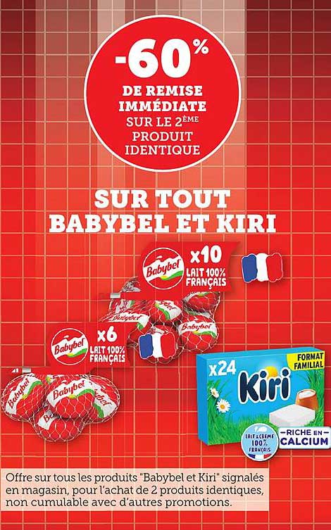 -60% DE REMISE IMMÉDIATE SUR LE 2ème PRODUIT IDENTIQUE