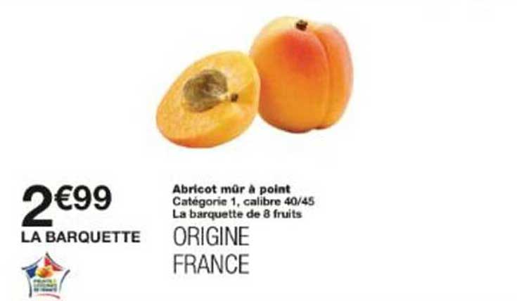 Abricot mûr à point