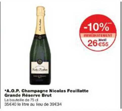 A.O.P. Champagne Nicolas Feuillatte Grande Réserve Brut