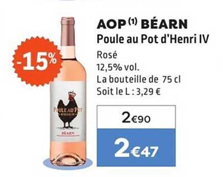 AOP(1) BÉARN Poule au Pot d'Henri IV