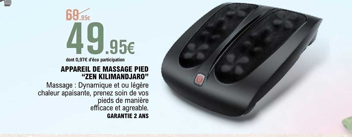 APPAREIL DE MASSAGE PIED "ZEN KILIMANDJARO"