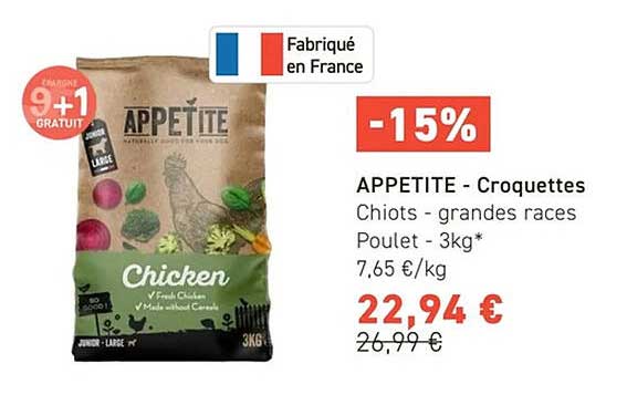 APPETITE - Croquettes