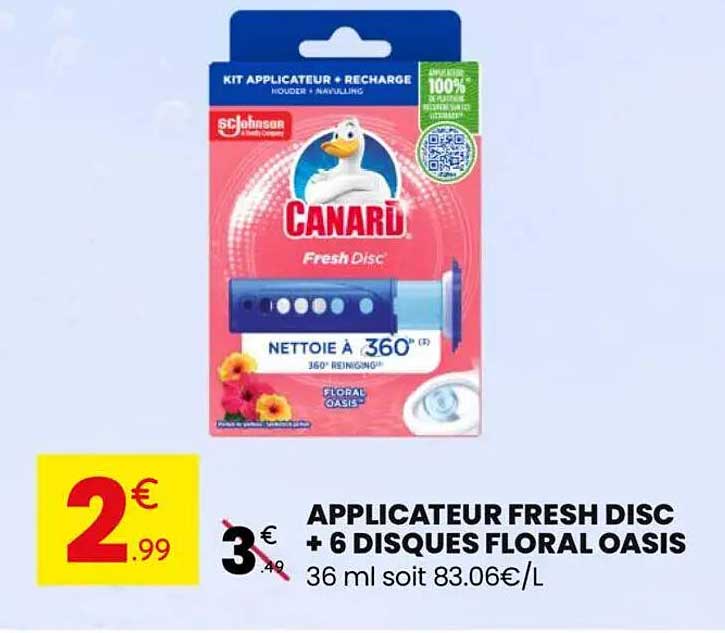 APPLICATEUR FRESH DISC + 6 DISQUES FLORAL OASIS