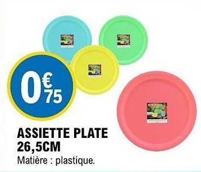 ASSIETTE PLATE 26,5CM