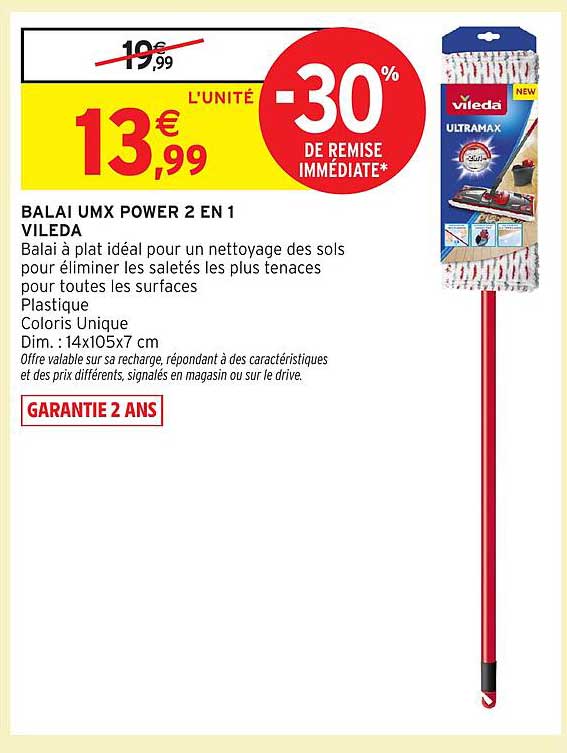 BALAI UMX POWER 2 EN 1 VILEDA