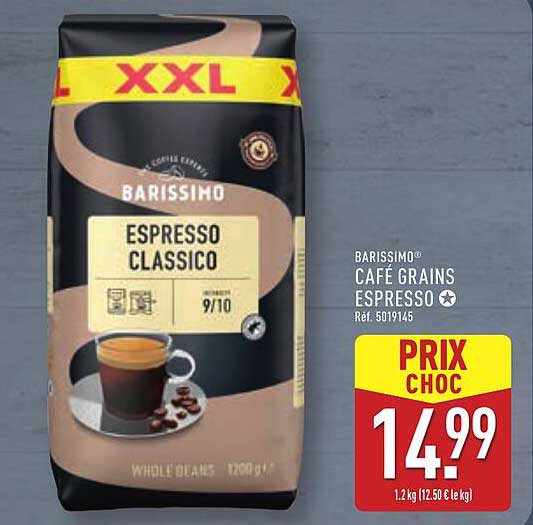 BARISSIMO® CAFÉ GRAINS ESPRESSO