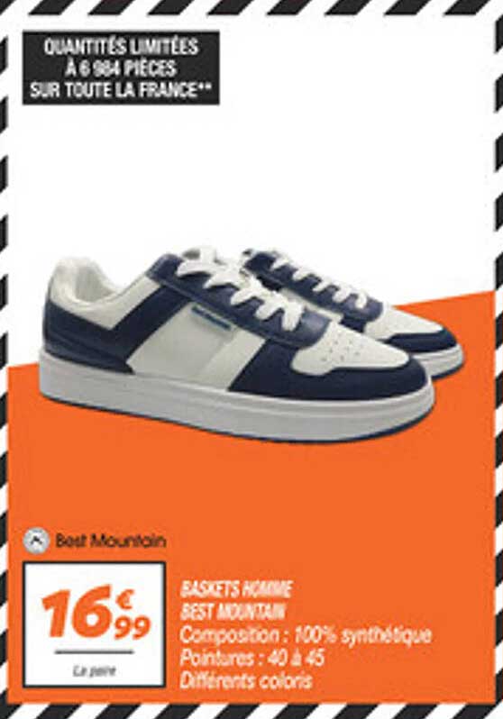 BASKETS HOMME BEST MOUNTAIN