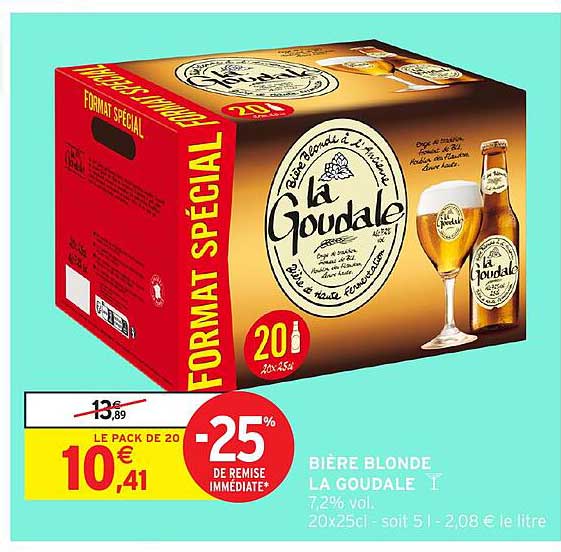 Bière blonde La Goudale