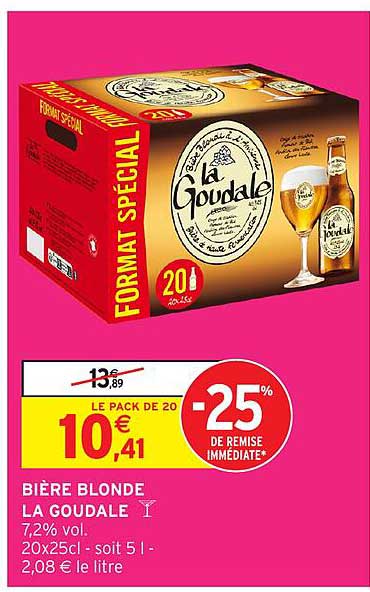 BIÈRE BLONDE LA GOUDALE