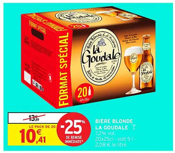 BIÈRE BLONDE LA GOUDALE