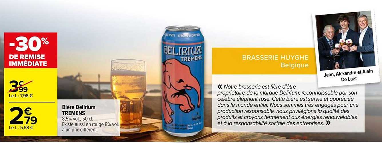 Bière Delirium TREMENS