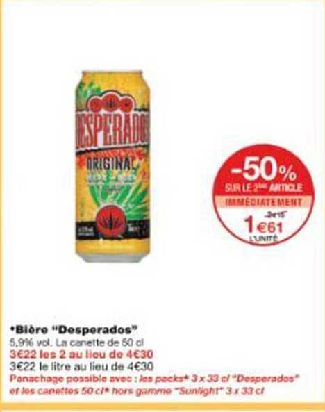 Bière "Desperados"