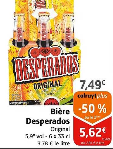 Bière Desperados Original