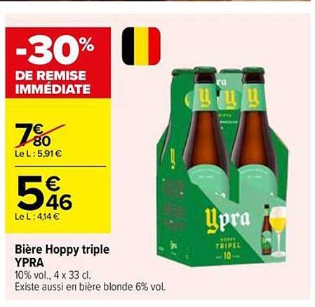 Bière Hoppy triple YPRA
