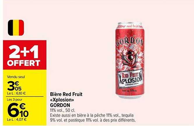 Bière Red Fruit «Xplosión» GORDON