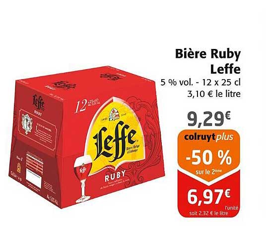 Bière Ruby Leffe