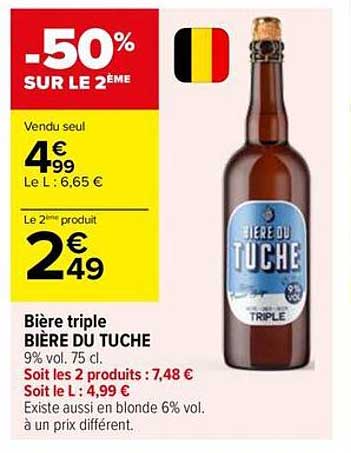 Bière triple BIÈRE DU TUCHE