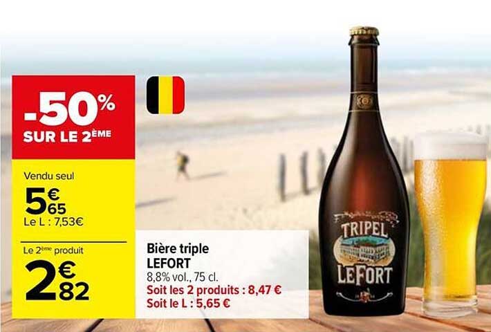 Bière triple LEFORT