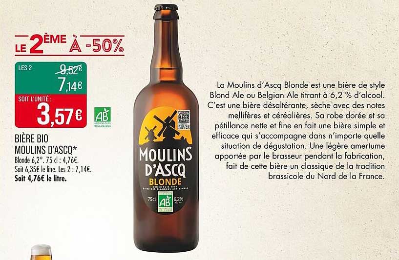 BIERRE BIO MOULINS D'ASQ