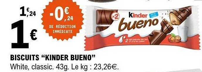 Biscuits "Kinder Bueno"