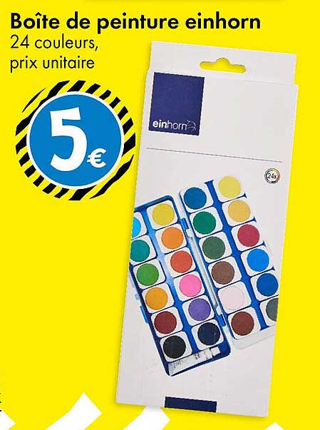 Boîte de peinture einhorn