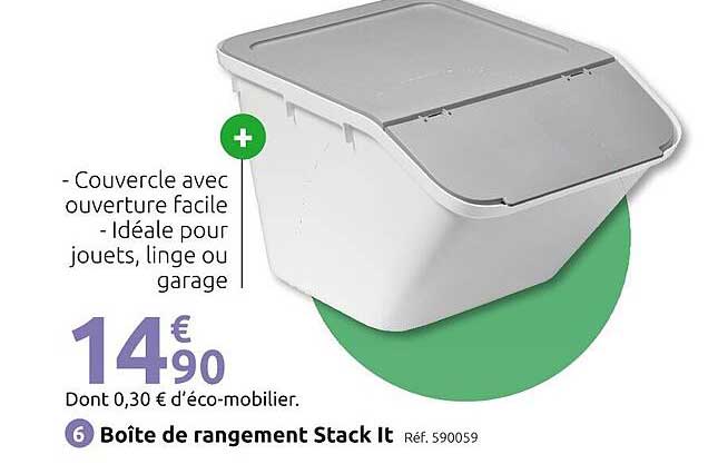 Boîte de rangement Stack It