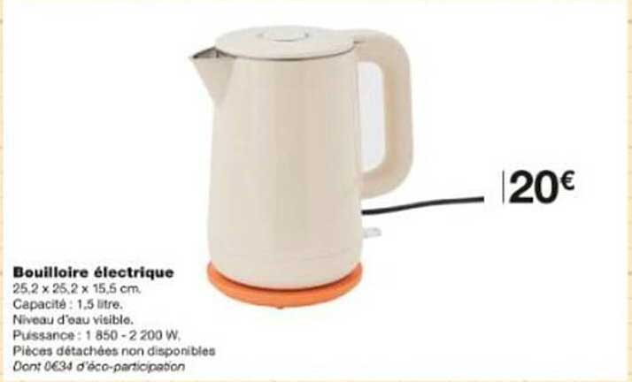 Bouilloire électrique