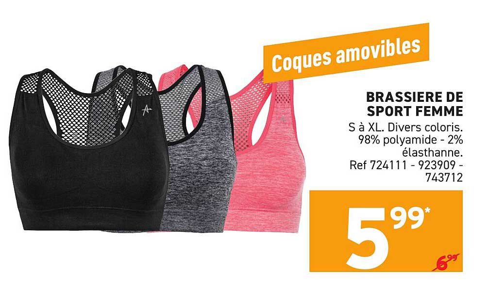BRASSIERE DE SPORT FEMME