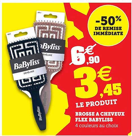 BROSSE A CHEVEUX FLEX BABYLISS