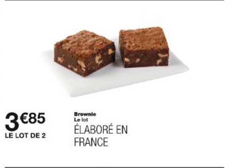 Brownie Le lot de 2