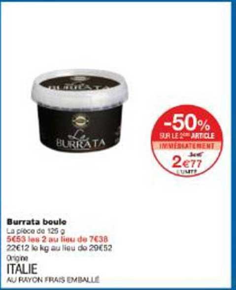 Burrata boule