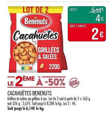 CACAHUÈTES BENENUTS