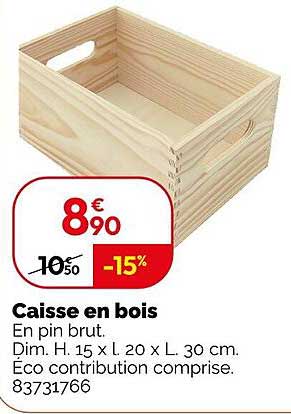 Caisse en bois