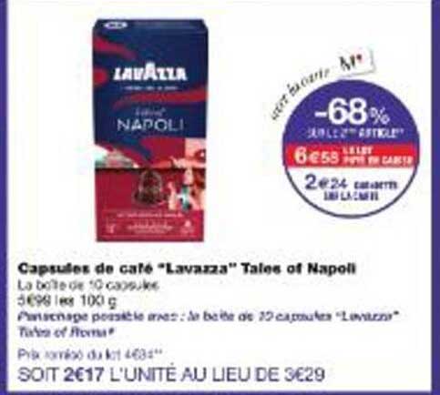 Capsules de café "Lavazza" Tales of Napoli