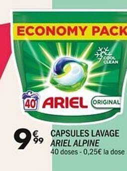 CAPSULES LAVAGE ARIEL ALPINE
