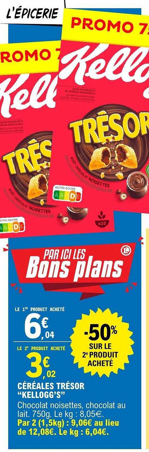 CÉRÉALES TRÉSOR "KELLOGG’S"
