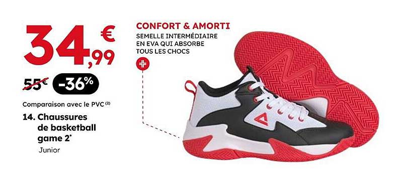 Chaussures de basketball game 2’ Junior