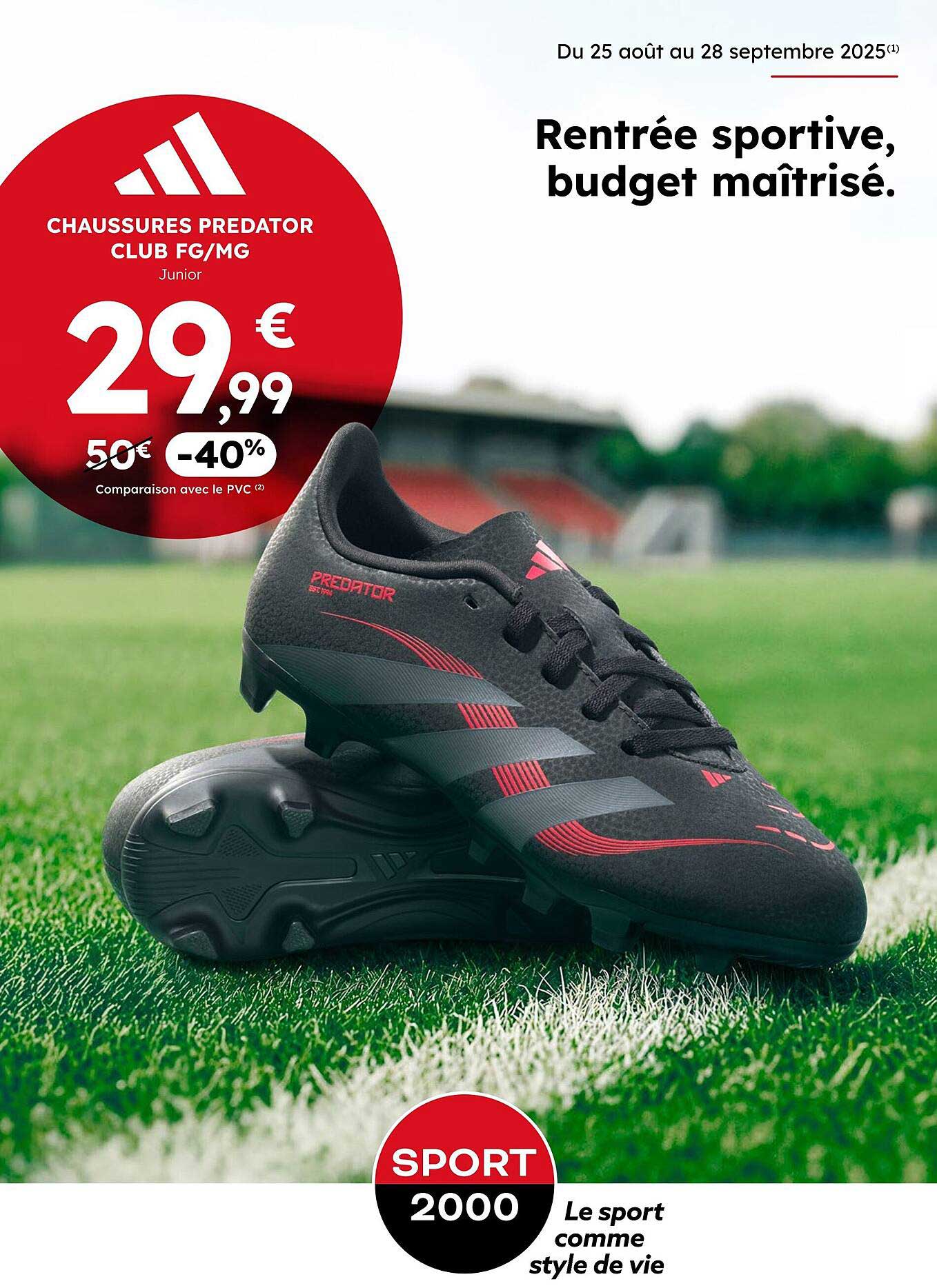 CHAUSSURES PREDATOR CLUB FG/MG Junior