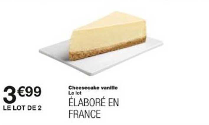 Cheesecake vanille