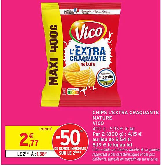 CHIPS L'EXTRA CRAQUANTE NATURE