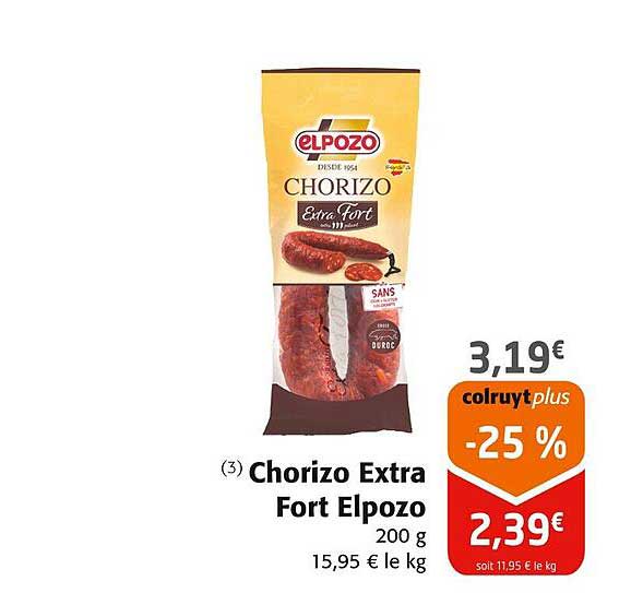 Chorizo Extra Fort Elpozo