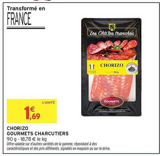 CHORIZO GOURMETS CHARCUTIERS