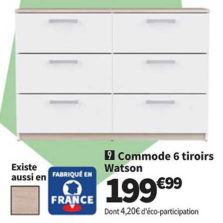 Commode 6 tiroirs Watson