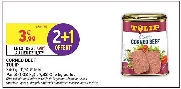 CORDED BEEF TULIP