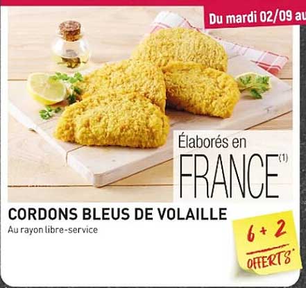 CORDONS BLEUS DE VOLAILLE