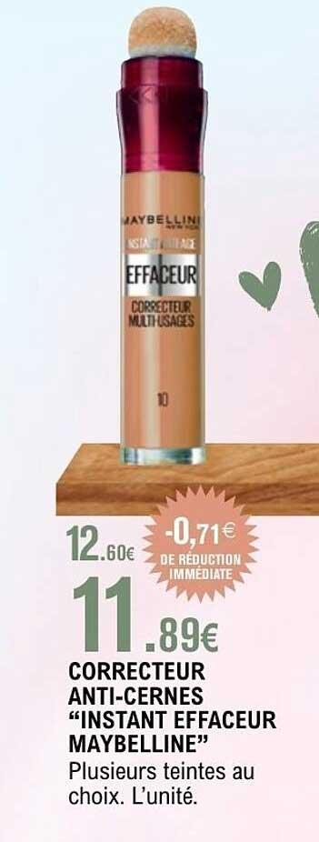 CORRECTEUR ANTI-CERNES “INSTANT EFFACEUR MAYBELLINE”