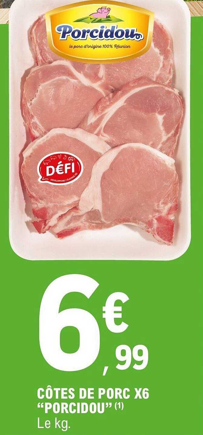 CÔTES DE PORC X6 "PORCIDOU" (1)