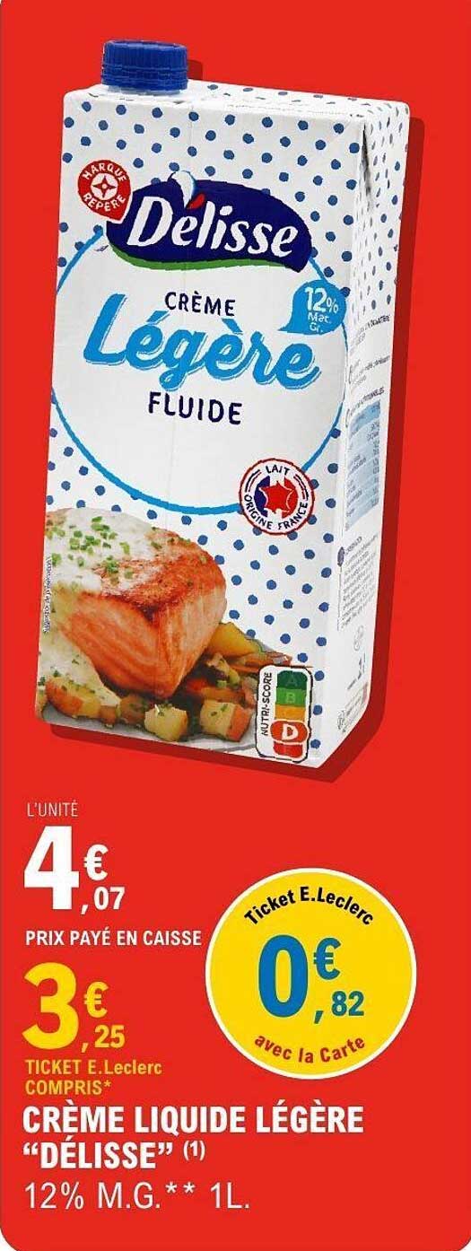 CRÈME LIQUIDE LÉGÈRE “DÉLISSE”