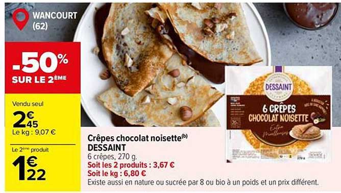 Crêpes chocolat noisette(b) DESSAINT