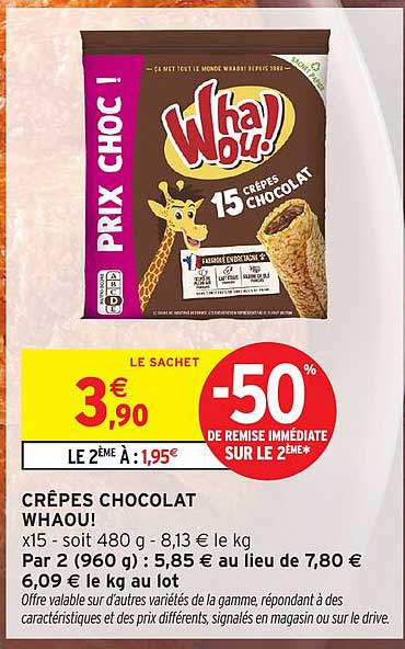 CRÊPES CHOCOLAT WHAOU!
